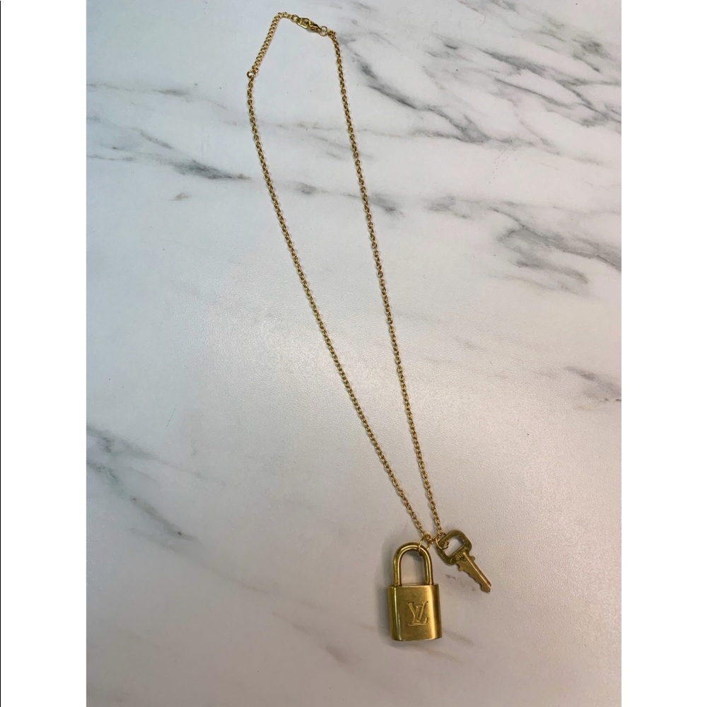 SOLD Louis Vuitton Padlock Necklace - Picture 9 of 9